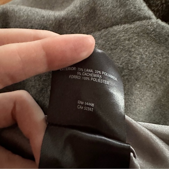 Tahari womens Double Face Wool Blend Wrap Coat With Oversized Collar - Picture 14 of 16